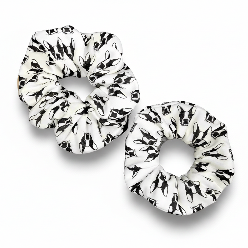 Boston Terrier Scrunchie