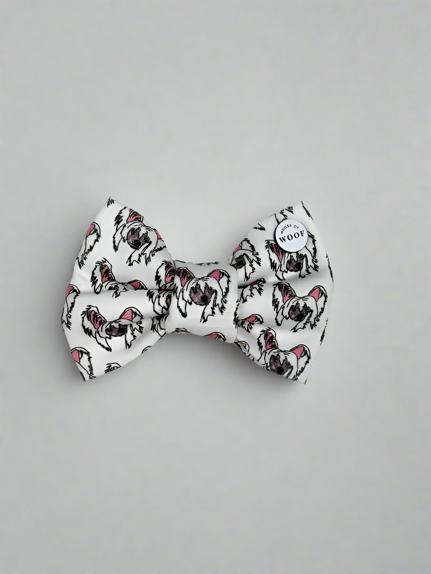 Chinese Crested Bow Tie