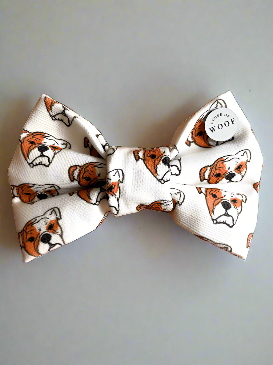 English Bulldog Bow Tie