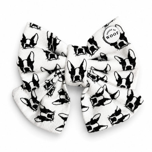 Boston Terrier Sailor Bow