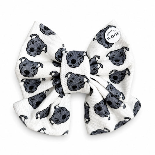 Staffy Sailor Bow