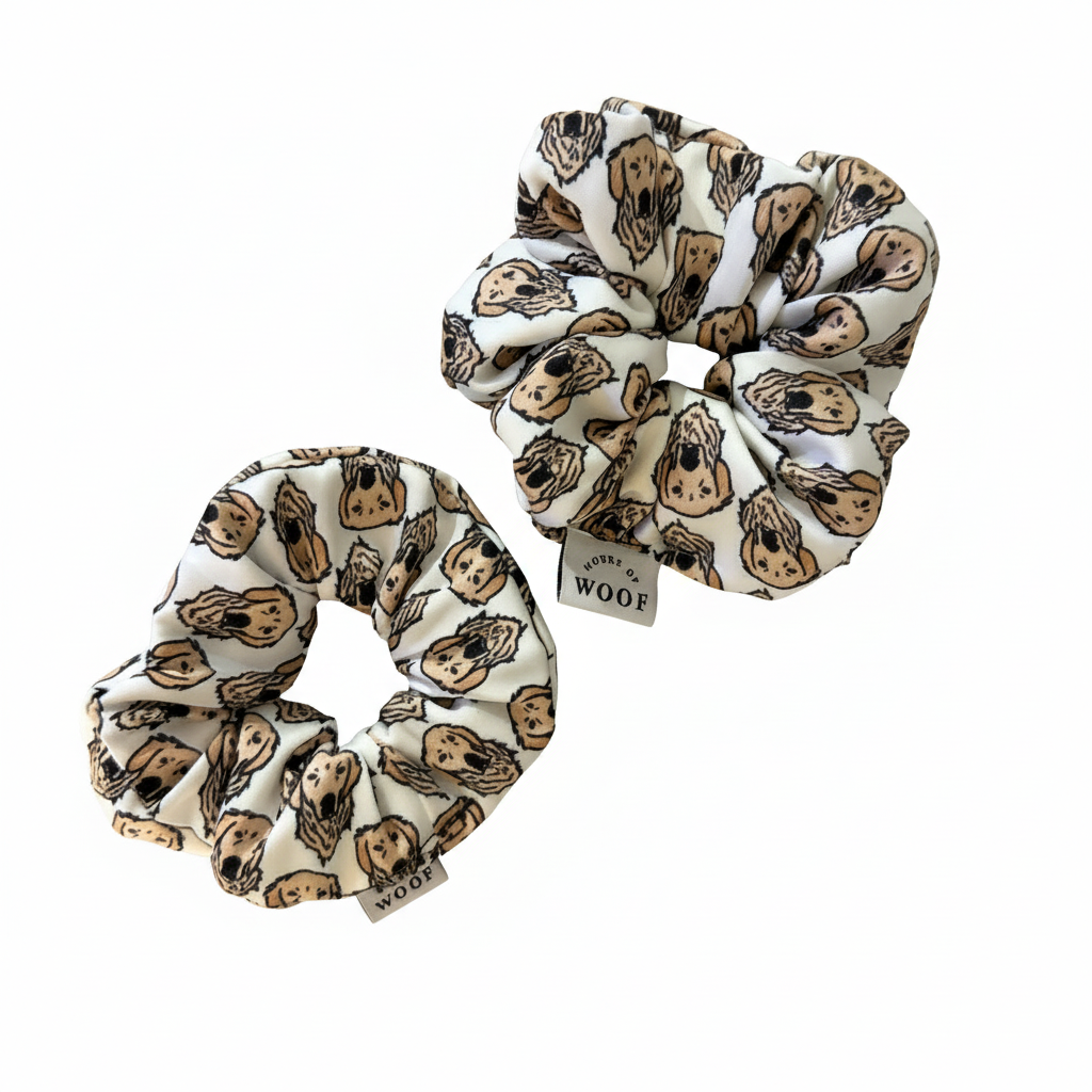 golden retriever scrunchies