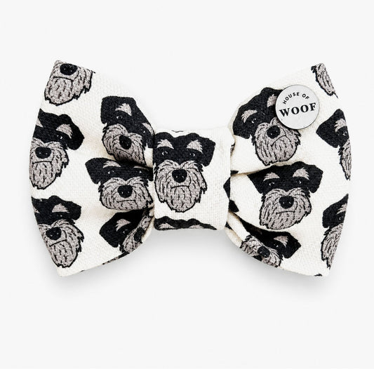 Schnauzer Dog Bow Tie