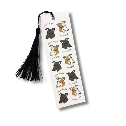 Greyhound Bookmark