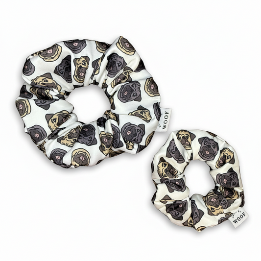 Pug Scrunchie